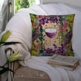 thumbnail image 3 of Caroline's Treasures 8616PW1414 Wine Fabric Decorative Pillow, 14HX14W, multicolor, 3 of 4