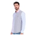 thumbnail image 2 of Camisa Porto Blanco Hombre Algodón Rayas Moda Casual, 2 of 7