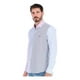 thumbnail image 2 of Camisa Porto Blanco Hombre Algodón Rayas Moda Casual, 2 of 7
