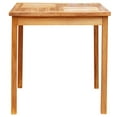 thumbnail image 5 of Teak Wood Havana Square Outdoor Patio Bistro Bar Table, 35 Inch, A-Grade Teak Wood, 5 of 5