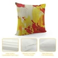 thumbnail image 4 of Leisuo Decorative Throw Pillow Cover Drop Splattered Design Paint Splatters Element Spots Splashing Isolated Yellow Abstract Soft Cushion Covers for Bed Car Couch Sofa, 4 of 5