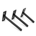 ITSELFER 4 Set Conceal Fastener Bracket Support Brace Floating Shelf