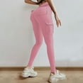 thumbnail image 4 of Pantalon de Yoga Rose Femme Leggings de Course Entraînement Sport Pantalon Athlétique Pantalon D\'entraînement Physique pour Femme Pantalon d'Équitation Yoga Pantalon de Yoga, 4 of 6