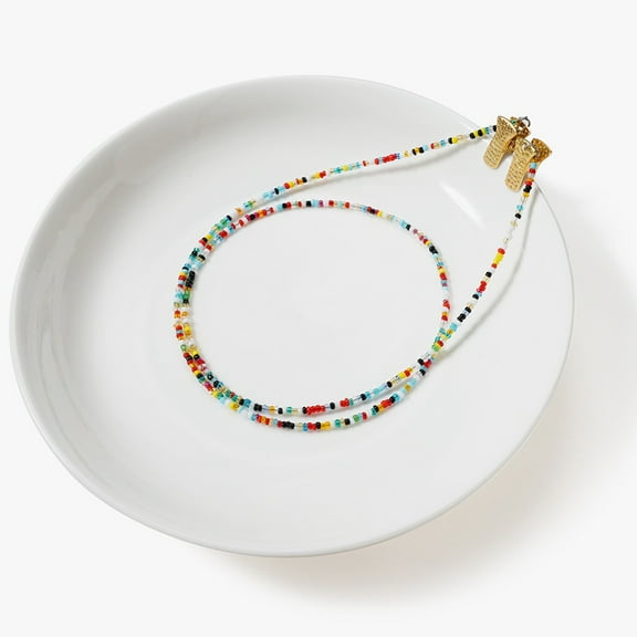 MLINS  Glasses Chain Eyeglass Holder Necklace Beaded Lanyard Men Colorful