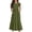 Green, variant on Ruyang Little Baby Clothes Girls Long Dress Spring Summer Autumn Round Neck Loose Casual Layered Maxi Dress