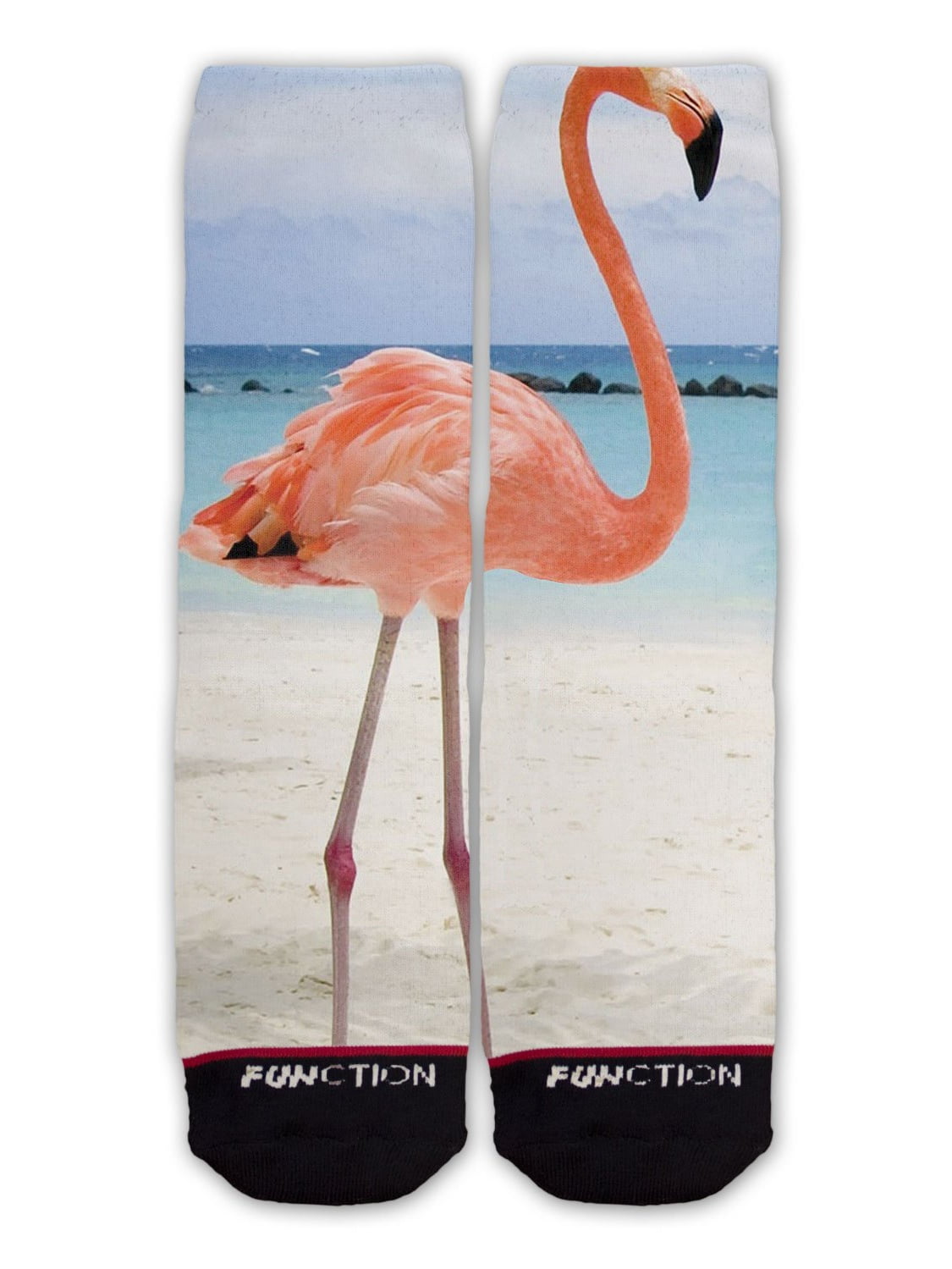 Mens athletic low cut Ankle sock Pink Flamingos Comfort Short Socks