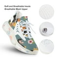 thumbnail image 3 of Black Swan Floral Pattern Walking Shoes for Men Woman Lightweight Tennis Fashion Elastic Sports Shoes Cushion Basketball Shoes, 3 of 8