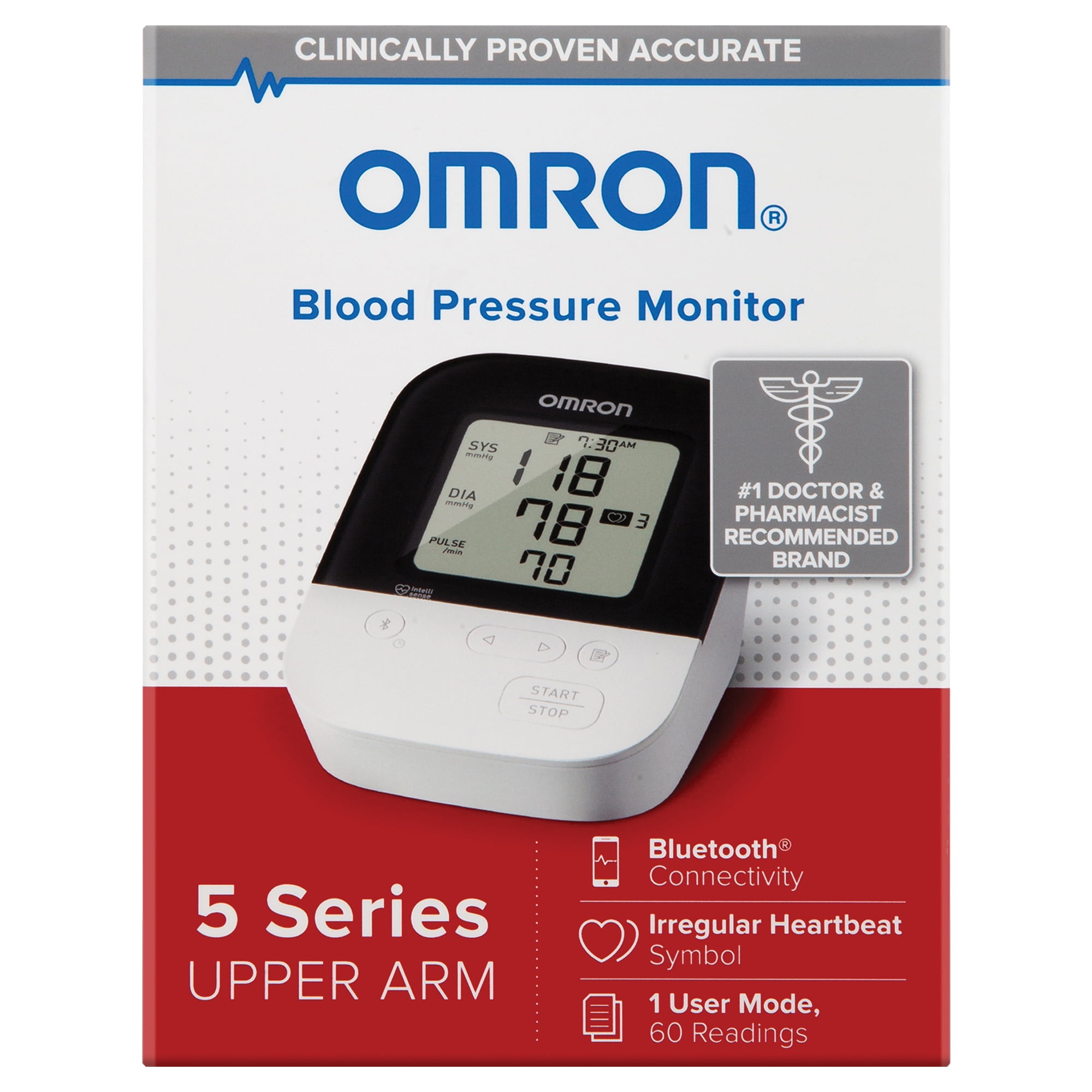 GoFit GF-PLP Power Loops with Flip Chart, 3 pk & Omron BP7350 7 Series  Wireless Upper Arm Blood Pressure Monitor 