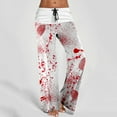 thumbnail image 2 of WEAIXIMIUNG Wide Leg Pants Women Jeans Print Wide Leg Slacks, 2 of 5