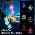 thumbnail image 2 of Campanillas de viento solares HEGUD, luces LED que cambian de color, 2 of 8