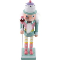 LEDMOMO Christmas Nutcracker Figurine Nutcracker Ornament Green 1Set Decoration for Friends