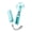 Blue, variant on JISULIFE Handheld Fan, Upgraded Mini Fan, Up to 24 Working Hours for Long-term Outdoor Cooling, Combines Power Bank and Flashlight, Ideal for Summer, Cruise, Concert-Cyan