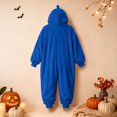 thumbnail image 5 of USNSM Pajamas Women Cozy Fleece Lined Home Jumpsuit, Cute Fall Pajamas, Loose Relaxed Fit, For Fall Winter Matching Loungewear Blue M, 5 of 8