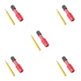 thumbnail image 1 of Eigraketly Adaptador de válvula de bicicleta Aleación de aluminio Diseño antideslizante Inflable Schrader Accesorio de ciclismo de alta Rojo 5piezas, 1 of 6