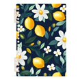thumbnail image 7 of FORMRS 1-Subject Spiral Notebook 8" x 5" College Ruled 60 Refillable Sheet A5 Hard Cover, Lemon Flowers, 7 of 7