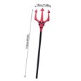thumbnail image 2 of Plastic Trident Costume Prop for Halloween Party Dress Up Decorative Handheld Pitchfork Toy Accessory for Adults, 2 of 2