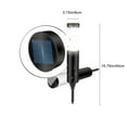 thumbnail image 3 of Kafsov White Black Plastic Solar Outdoor Garden Light LED Ground Lamp, Waterproof and Light-Controlled Automatic Induction Black, 3 of 7