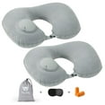 X BOARD Airplane Pillow Inflatable Travel Neck Pillow Blowup for Adult