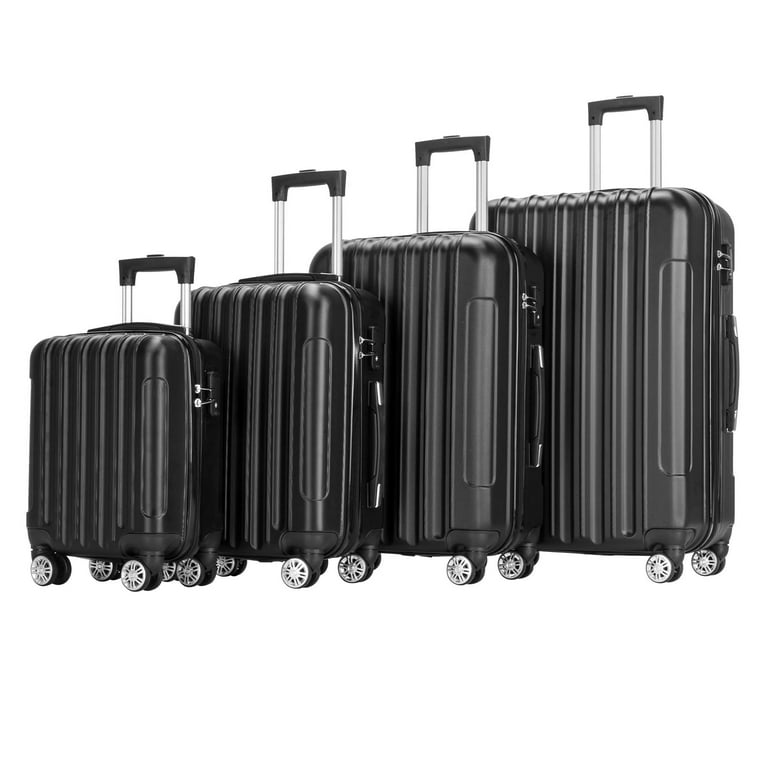 Walmart Black Friday Deals 2025 - Zimtown 4 Piece Luggage Set, ABS