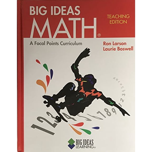 Pre-Owned BIG IDEAS MATH: A Focal Points Curriculum, Teaching Edition (RED), 9781608400171, 1608400174, Hardcover, Teaching Edition edition