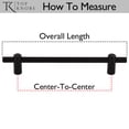 thumbnail image 3 of Top Knobs Tk3257 Dempsey 12" Center To Center Bar Cabinet Pull - Bronze, 3 of 7