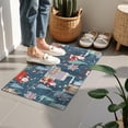 thumbnail image 4 of Dark Blue Christmas Santa Pattern Door Rugs,Washable Non Slip Door Mats Indoor,Decorative Door Mats,Entry Mat Indoor for Entrance,Bedroom,Kitchen,Bathroom,16"x24", 4 of 6