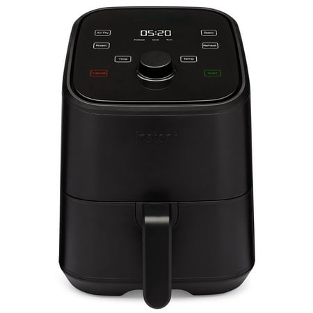 

Pot Vortex 4-in-1 2-Quart Mini Air Fryer Oven Combo with Customizable Smart Cooking Programs Nonstick and Dishwasher-Safe Basket Includes Free App with over 1900 Recipes BlackBestNic
