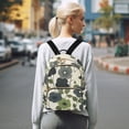 thumbnail image 7 of FORMRS Mini Backpack Purse for Women Quilted Travel Daypack Casual Shoulder Bag, Navy Flower, 7 of 7