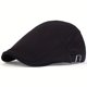 thumbnail image 2 of Gorra de Hip Hop a la moda para hombre, boina de color sólido para primavera y verano, boinas salvajes a la moda para hombre y mujer, sombrero para el sol al aire libre, sombreros delanteros, 2 of 4