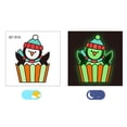 thumbnail image 2 of 2021 Cross-border New Children's Christmas Luminous Tattoo Sticker Face Sticker Snowflake Waterproof Luminous Tattoo Sticker Glow In The Dark Stickers Custom Stickers, 2 of 3