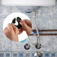 thumbnail image 6 of GLFILL 4pcs Plastic Radiator Escutcheon Snap-on Plate Kitchen Faucet Accessories Water Pipe Cover, 6 of 8