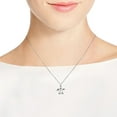 thumbnail image 3 of Love Life Sea Turtle Heart White Mother of Pearl .925 Sterling Silver Necklace, 3 of 6