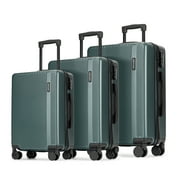 Ginza Travel 3-Piece Hardside Luggage Sets, 20in, 24in, 28in, Adult, Green