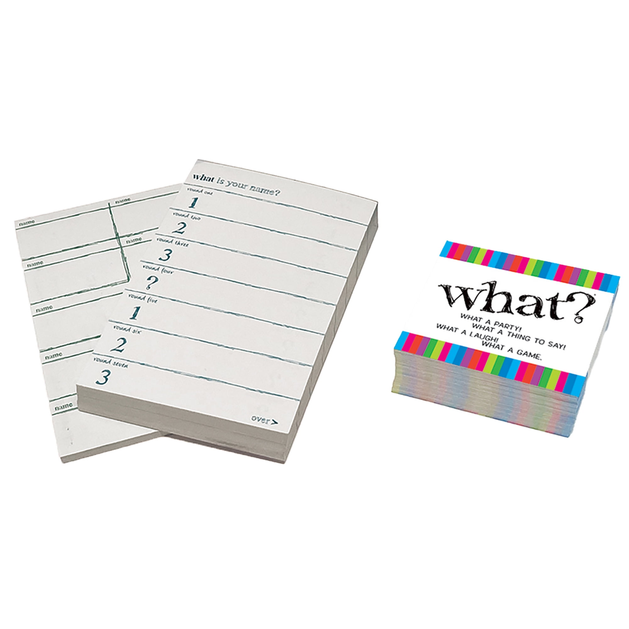 Ouset Media: What? - Party Game, Answer Silly Questions & Guess Who Said What, Play Clean or Dirty, Funny Game Night For Groups Ages 14+, 5+ Players