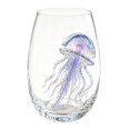 thumbnail image 2 of Artisanal Ocean Animal Glassware, Novelty Drinking Glass, Borosilicate Tumbler, Coastal Home Bar Accessories, Unique Ocean Lover Gift, Style D, 2 of 9