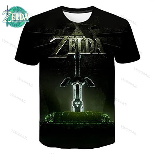 Camiseta de Naydra The Legend of Zelda para niños y niñas, camisa de verano, figuras de Anime, ropa para niños, regalos de navidad xuanjing unisex