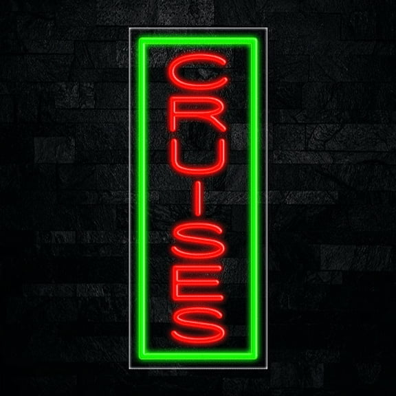 Cruises LED Neon Sign 12"L x 30"H #31538