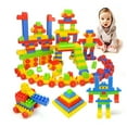 thumbnail image 4 of Juguetes de bloques de construcción para niños, colores brillantes, DIY, bloques de construcción educativos para niños pequeños, juguete de construcción, 4 of 9