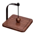 thumbnail image 2 of Servilletero de café, toallero de papel, base de madera lisa, soporte de pañuelos de mesa para D, 2 of 9