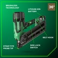 thumbnail image 4 of Metabo HPT 36V Cordless Metal Connector Nailer Kit, NR3665DA, 4 of 12