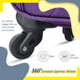 thumbnail image 6 of Zimtown 22in 26in 30in Softside Luggage, Expandable 3 Piece Set Suitcase Lightweight Luggage Travel Set, Purple, 6 of 9