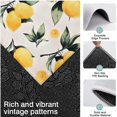 thumbnail image 3 of Yellow Lemon Fruits White Pattern Kitchen Rugs Sets Of 3,Kitchen Runner Rugs Non Skid Washable,Decorative Kitchen Floor Mats for Kitchen,Sink,Laundry,17"x30"+ 17"x47" + 17"x59", 3 of 6