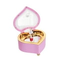thumbnail image 1 of Guardoinrt Rotating Ballerina Musical Box Unique Home Accent Piece Heart Shaped Musical Box Musical Boxes Pink, 1 of 6