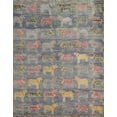 thumbnail image 1 of Ahgly Company Machine Washable Indoor Rectangle Abstract Sandstone Brown Area Rugs, 7' x 10', 1 of 7