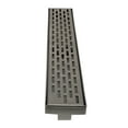 thumbnail image 6 of ALFI brand ABLD24C 24" Long Modern Stainless Steel Linear Shower Drain with Groove Holes, 6 of 8