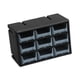 thumbnail image 5 of Caja organizadora de herramientas con compartimento para guardar herramientas de pared y cajones para garaje 9 cuadrícula, 5 of 9