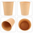 thumbnail image 2 of 20 piezas de soportes de papel Kraft para tazas de café caliente, recipientes para alimentos, tazas de chocolate caliente y bebidas frías, 2 of 6