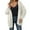 White, variant on Gyexs Women Open Front Cardigans Trendy Fall Long Sleeve Drop Shoulder Soft Knit Slouchy Sweater Winter Outerwear 2025 (White, Size One Size)