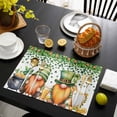 thumbnail image 3 of St. Patrick's Day Placemats Set of 4, Lucky Shamrocks Harp Beer Spring Plants Placemats for Dining Table, Place Mats for Kitchen Tabletop, Waterproof Wipeable Dining Table Mats Set, 3 of 9