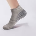 thumbnail image 4 of 6 Pairs Ankle Athletic Running Socks Low Cut Sports Socks Breathable Cushioned Tab Socks for Men-XL, 4 of 5